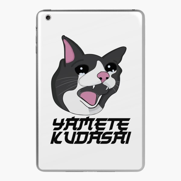 Yamete Kudasai Meme Crying Cat Yamero Japanese Words Greeting Card for  Sale by alltheprints