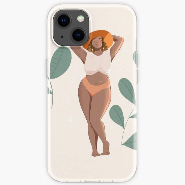 woman in hat iPhone Soft Case