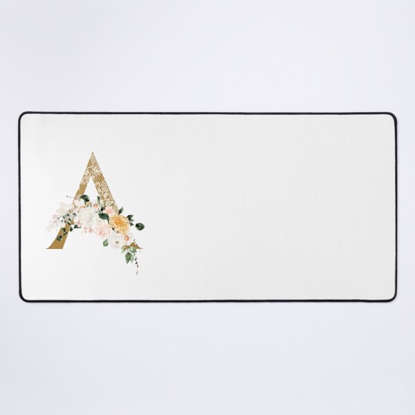 Item preview, Lace watercolor flower letter A designed and sold by junkydotcom.