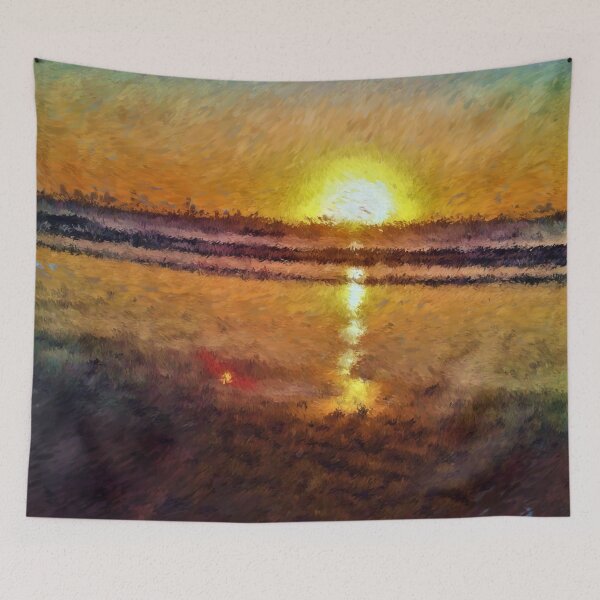 Item preview, A path of gold, Kapiti sunset. designed and sold by carole hirst.