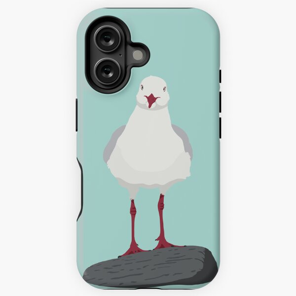 Item preview, Cute Silver Sea Gull - Illustration for Sea Gull Lover - No text designed and sold by Jazznote.
