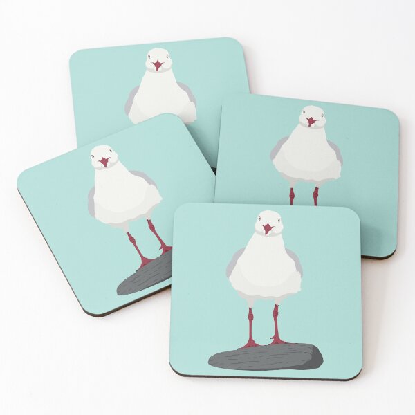 Item preview, Cute Silver Sea Gull - Illustration for Sea Gull Lover - No text designed and sold by Jazznote.