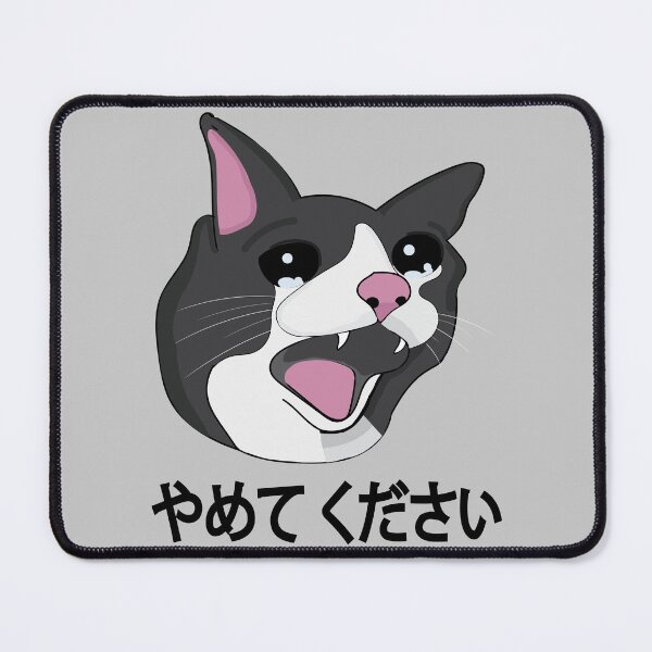 Porta-lata Yamete Kudasai Meme Chorando Cat Yamero Japonês