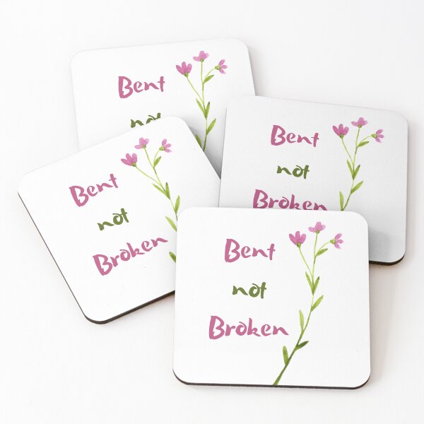Item preview, Bent not Broken Watercolor Flower designed and sold by hopescoliosis.