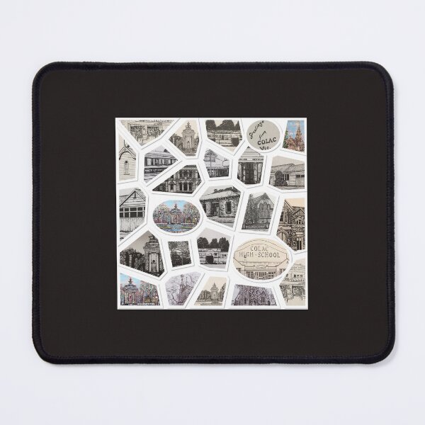 Item preview, Colac Historical Buildings designed and sold by CazzaArtDesigns.