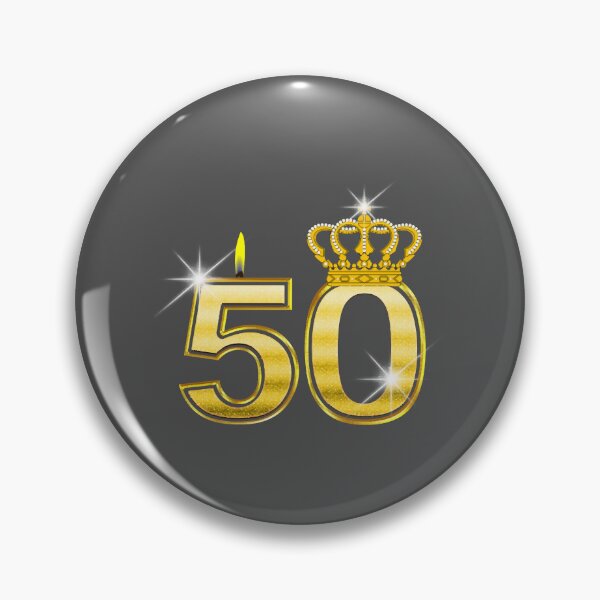 Item preview, 50 - Birthday - Queen - Gold - Flame & Crown designed and sold by CharlieMout.