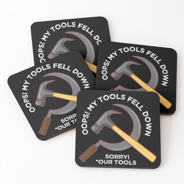 Item preview, Oops Dropped My tools Communist Propaganda Meme designed and sold by alltheprints.