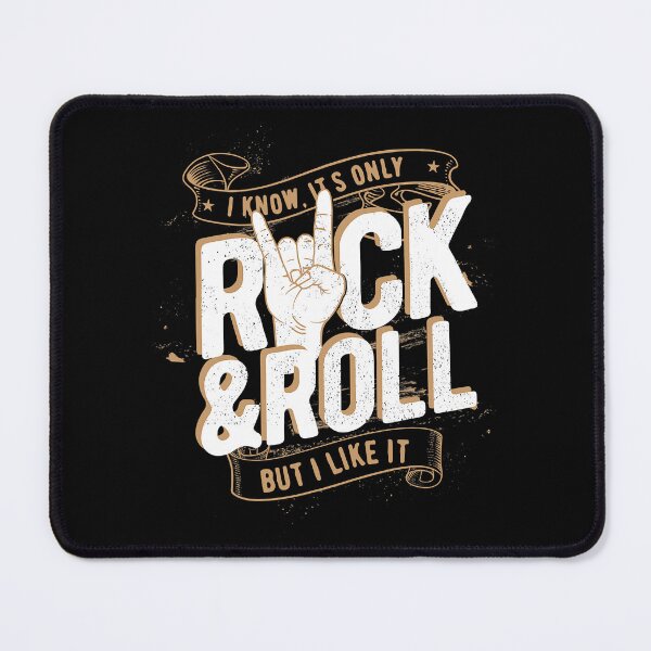 Item preview, Cool Rock and Roll Tee Shirt, I Love Rock Music, Rock & Roll designed and sold by CharlieMout.