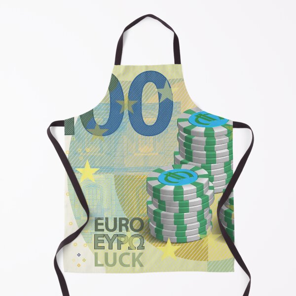 Item preview, Obverse banknote. Lucky 100 euro European Union note. 3d stacks of casino playing chips. EU fortune cash designed and sold by GAleksS.