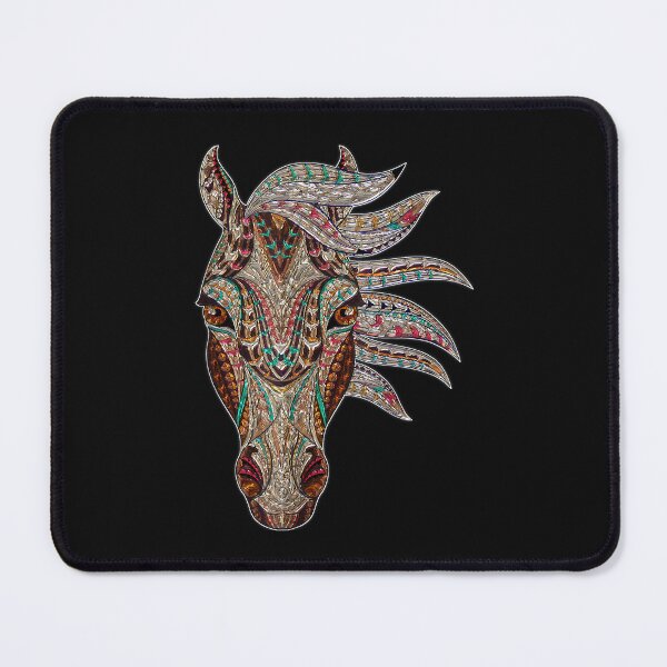 Item preview, Horse Tribal Abstract Art Native American Geometric Horse designed and sold by Marmion434423.