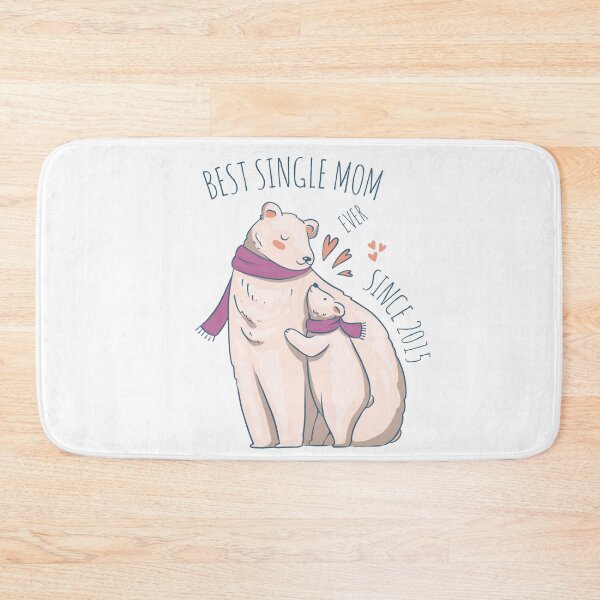 Item preview, Best single mom ever since 2015 designed and sold by Wooden-rack.