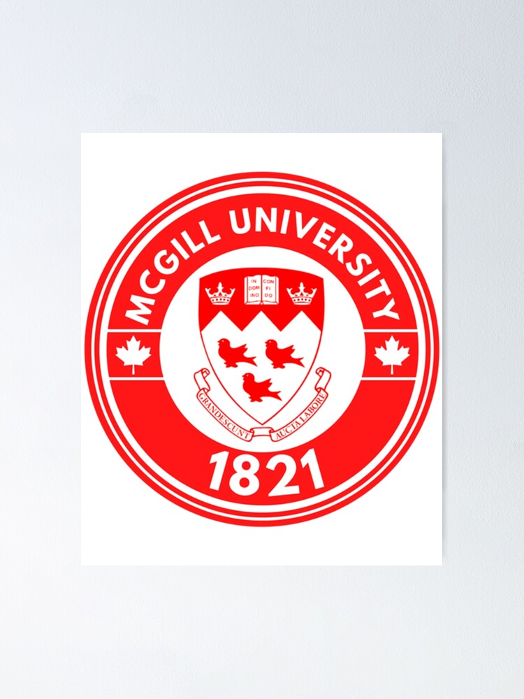 "Mcgill University " Poster for Sale by sursakdikaewp Redbubble
