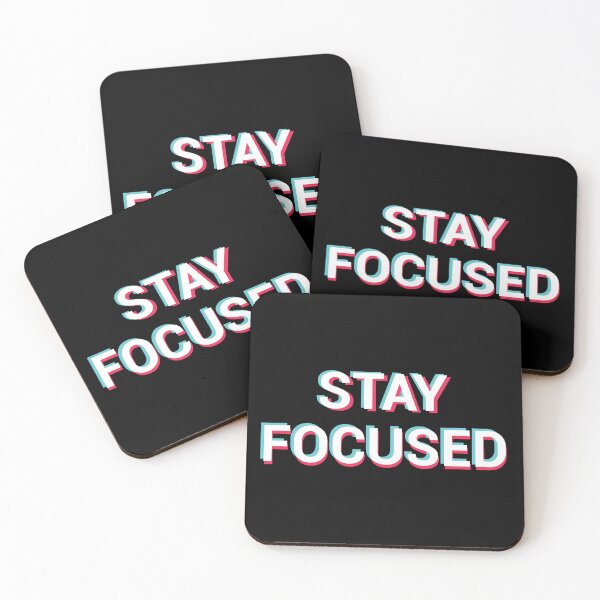 Item preview, Stay Focused Focus Motivational Quote Typography designed and sold by alltheprints.