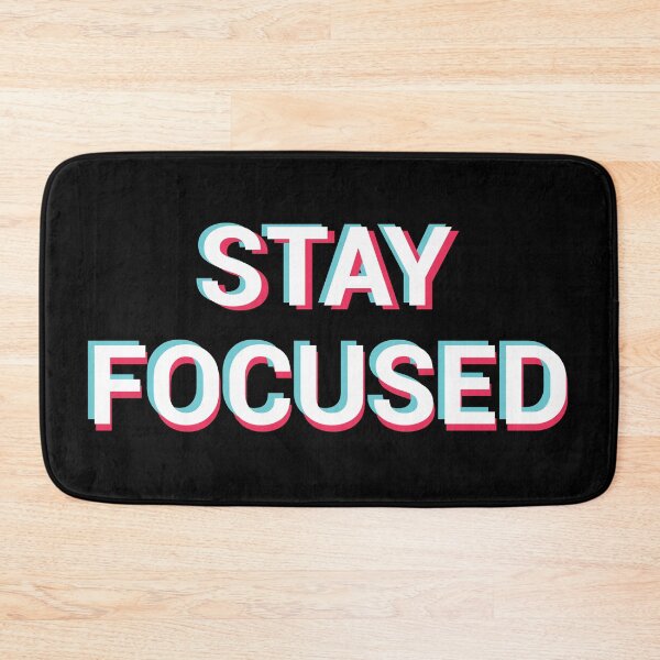 Item preview, Stay Focused Focus Motivational Quote Typography designed and sold by alltheprints.