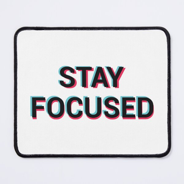 Item preview, Stay Focused Focus Motivational Quote Typography designed and sold by alltheprints.