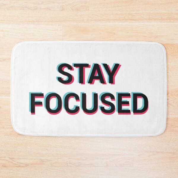 Item preview, Stay Focused Focus Motivational Quote Typography designed and sold by alltheprints.
