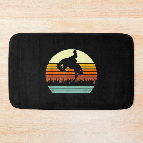 Artikelvorschau, Rodeo Bucking Bronco Horse Retro Style entworfen und verkauft von Marmion434423.