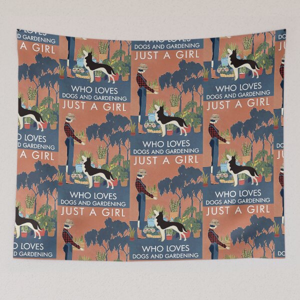Item preview, Vintage girl Loves Gardening And Husky dog meaning quotes designed and sold by Douglafa.