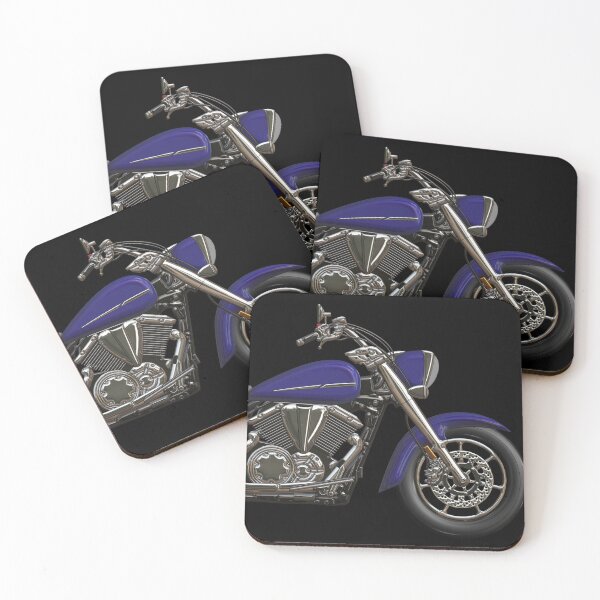 Item preview, Copy of Midnight Star XVS 1300 blue designed and sold by KlaraBubble.