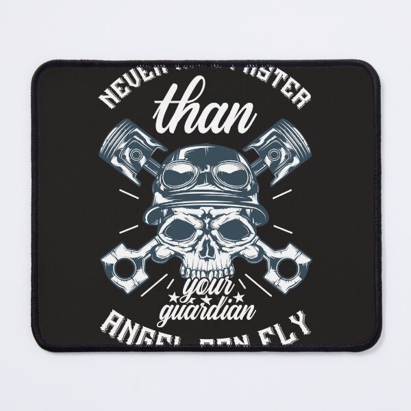 Item preview, Never Ride Faster Than Your Guardian Angel Can Fly designed and sold by RED FIR.