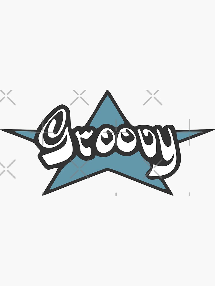 Thumbnail 3 of 3, Sticker, groovy designed and sold by yourgeekside.