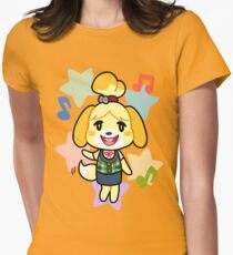 Isabelle of Animal Crossing Women's Fitted T-Shirt