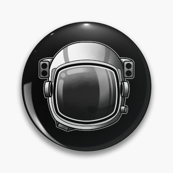 Artikelvorschau, Black and White Astronauts Helmet entworfen und verkauft von JayneMcAvaney.