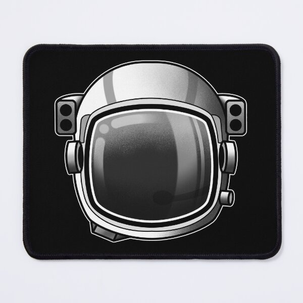 Item preview, Black and White Astronauts Helmet designed and sold by JayneMcAvaney.