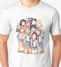 Aqours Love Live Sunshine Unisex T-Shirt