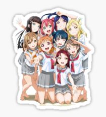 Pegatina Aqours Love Live Sunshine