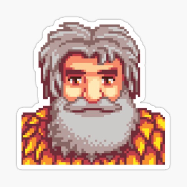 "Gifts For Women Stardew Valley Linus More Then Awesome" Sticker by