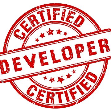 Artwork thumbnail, certified developer by yourgeekside