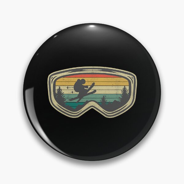 Item preview, Ski Goggles Mountain Snow Skiing Retro Winter Vacation designed and sold by levintere.