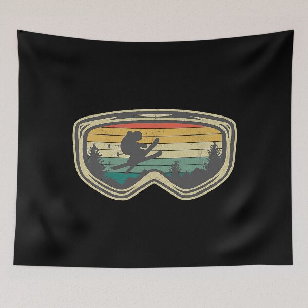 Item preview, Ski Goggles Mountain Snow Skiing Retro Winter Vacation designed and sold by levintere.