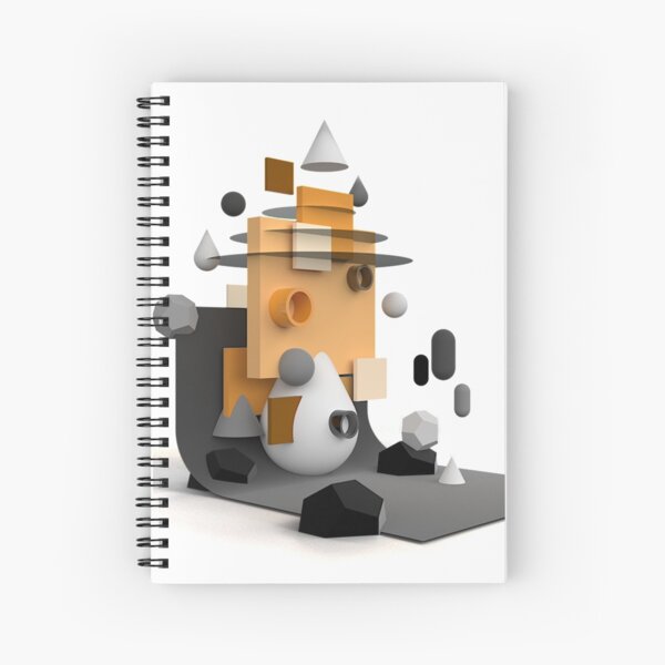 ShapeScape Spiral Notebook
