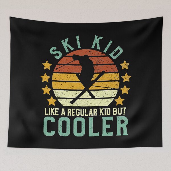 Item preview, Ski Kid Like A Regular Kid But Cooler Funny Skiing designed and sold by levintere.