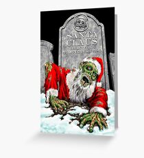 Zombie Santa Rises Greeting Card