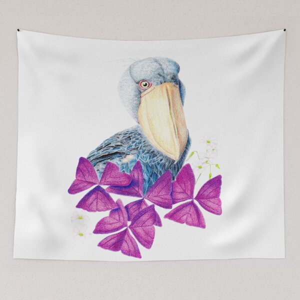Item preview, Shoebill and False Shamrock Plant designed and sold by YuNikDraw.