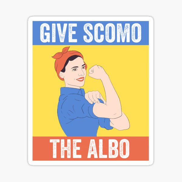 Vista previa del artículo con la obra «Dale a Scomo el Albo», diseñado y vendido por AndrewjBurg.