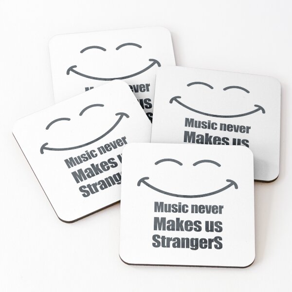 Item preview, Music never makes us strangers designed and sold by grafa-desigaza.