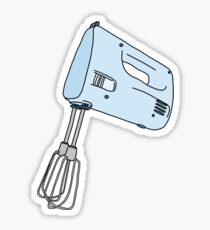 blue hand mixer Sticker