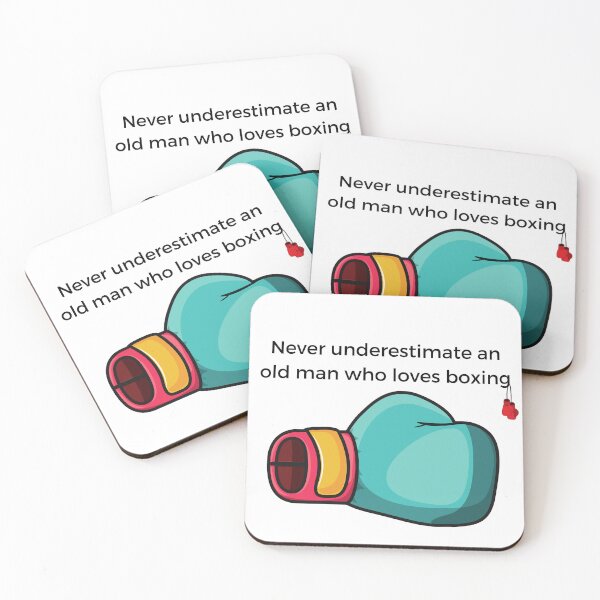 Item preview, Never Underestimate An Old Man Who Loves Boxing  designed and sold by Marshmello-.