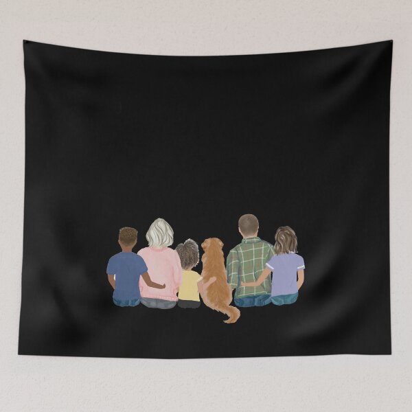 Item preview, Mens My Favorite Family Is Everything Gift Toddlers Dogs And Kids Print Art Gift For Birthday designed and sold by Mrssaraicremini.