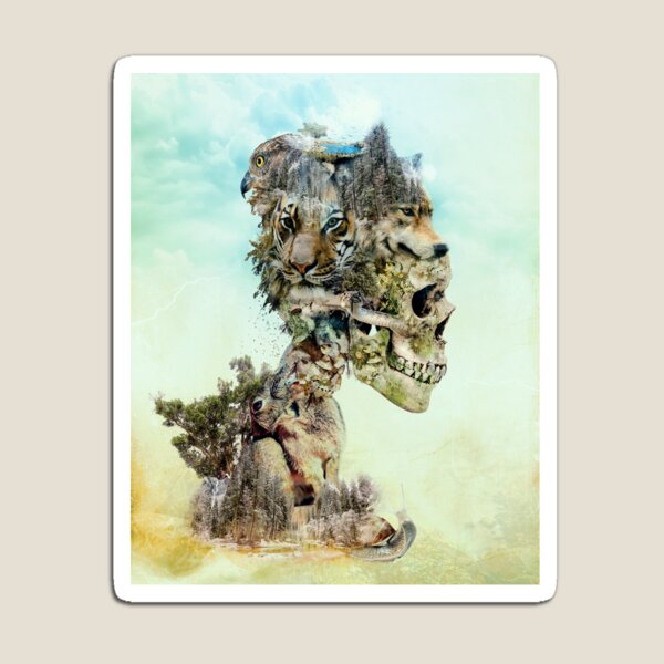 Nature Skull Magnet