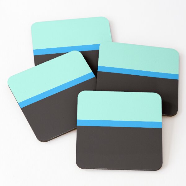 Item preview, black and blue minimalist abstract design designed and sold by pauloneill-art.