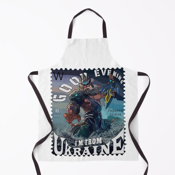Item preview, New Ukraine Postage Stamp Neptune - Good Evening We Are From Ukraine designed and sold by Aide.