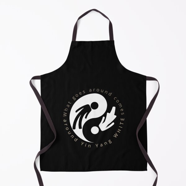 Item preview, What Goes Around Comes Around Yin Yang WHITE designed and sold by grafa-desigaza.