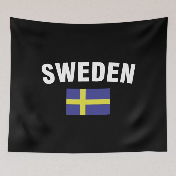 Item preview, Sweden flag Northern Europe Scandinavia designed and sold by DrusillaAmelina.