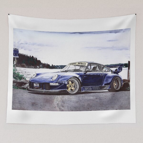 Item preview, RWB Porsche 911 Royal Ocean. designed and sold by Car drawings by Pavlo Scherbatyuk.