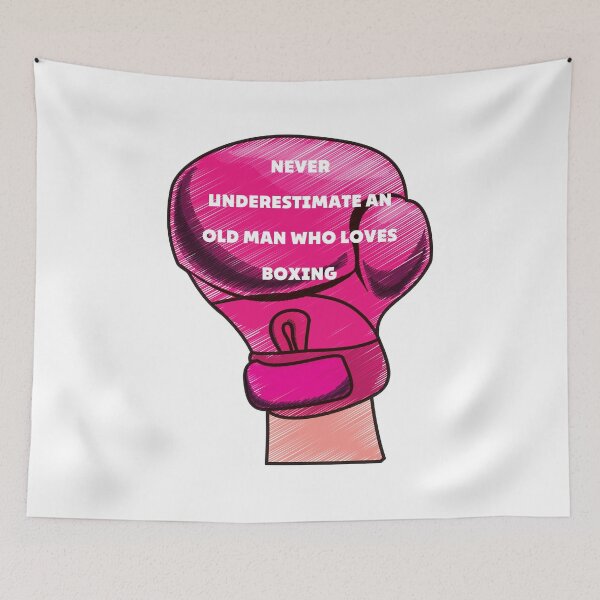 Item preview, Never Underestimate An Old Man Who Loves Boxing designed and sold by Marshmello-.
